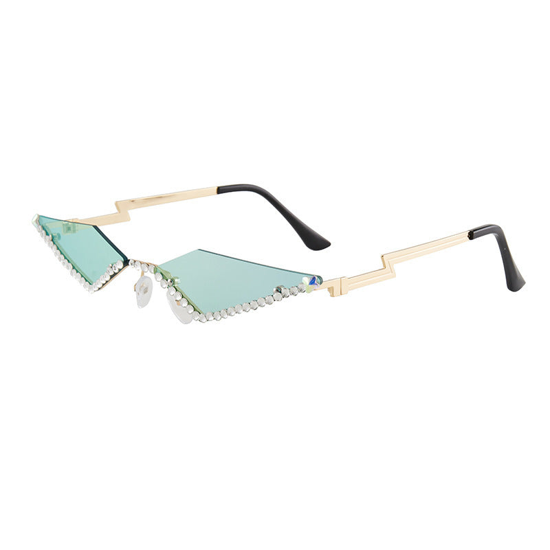 Female Creative Fashion Personalized Polygonal Glasses