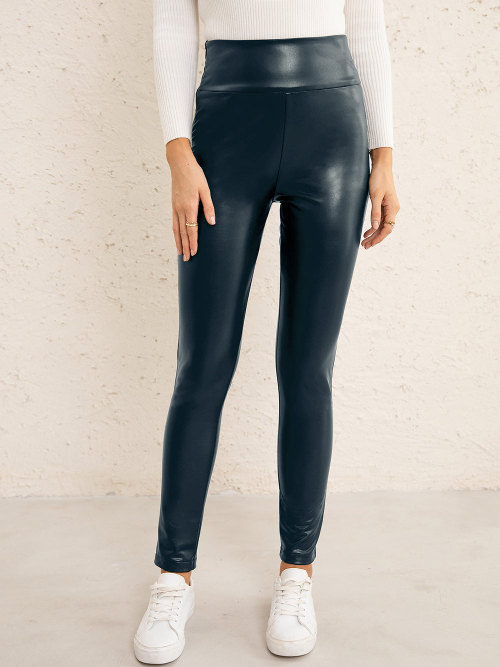 High Waist Straight Pants
