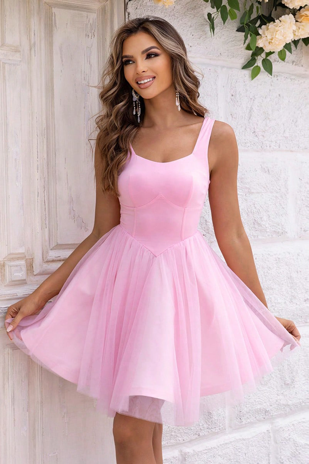 Pink Fantasy Mesh Dress