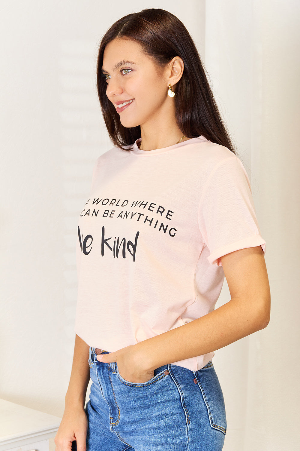 Graphic Cuffed T-Shirt