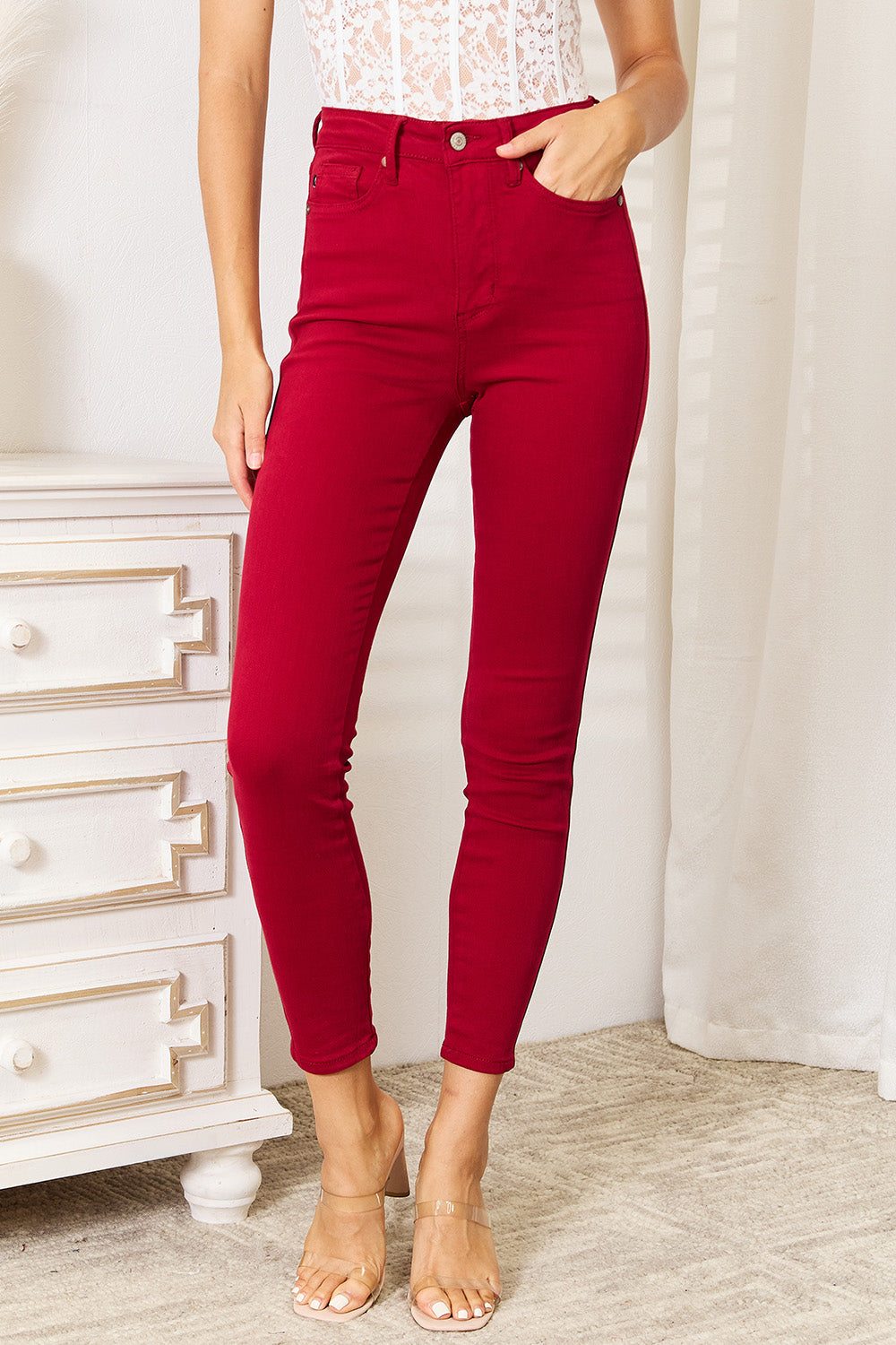 Sexxy Redd High Waist Tummy Control Skinny Jeans