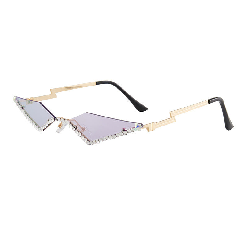Female Creative Fashion Personalized Polygonal Glasses