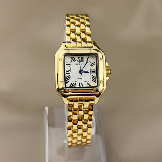 Steel Strip Roman Scale Watch